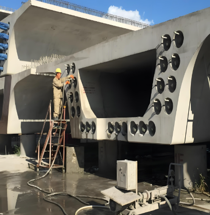 故城压浆料施工流程及注意事项